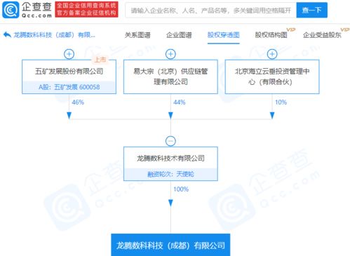 五礦發展關聯公司成立新公司，發力物聯網與網絡信息技術研發